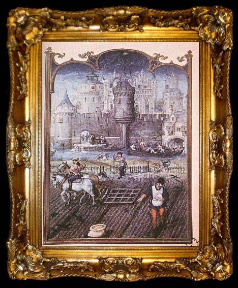 framed  unknow artist Grimani Breviary, ta009-2